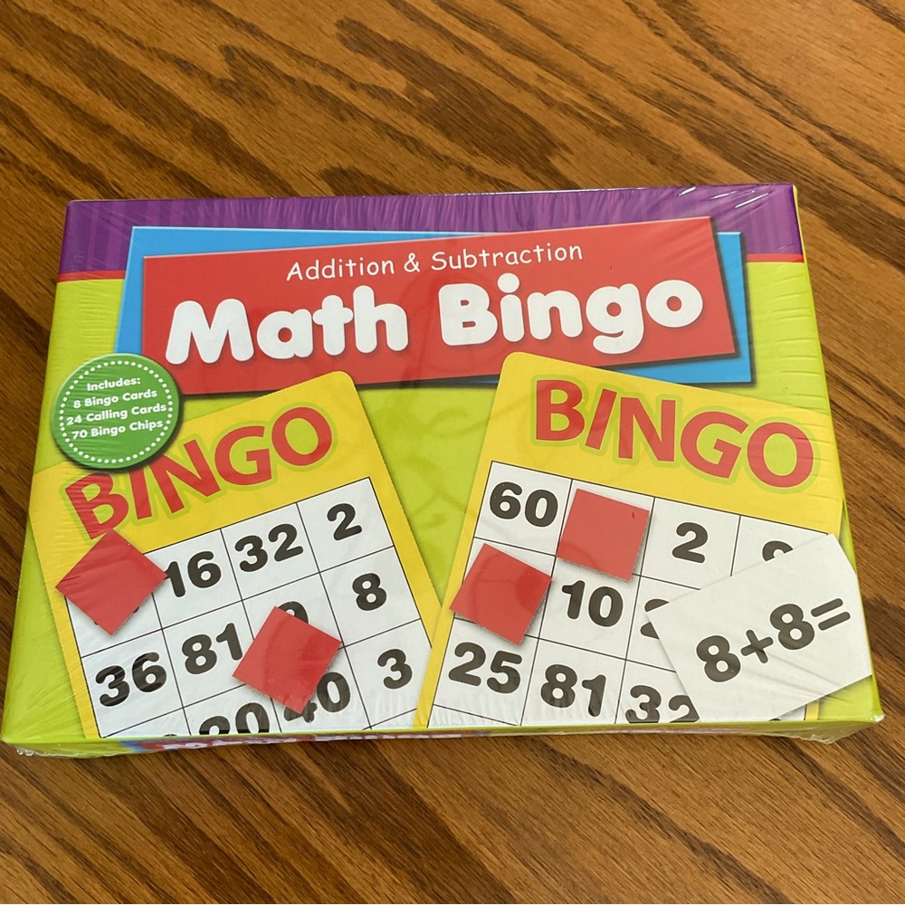 NWOT Math Bingo